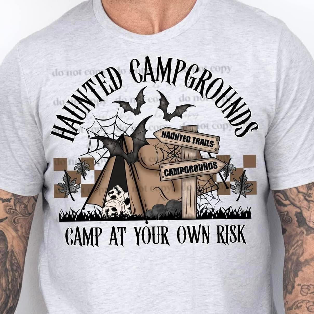 Haunted Campground w/ sleeve option