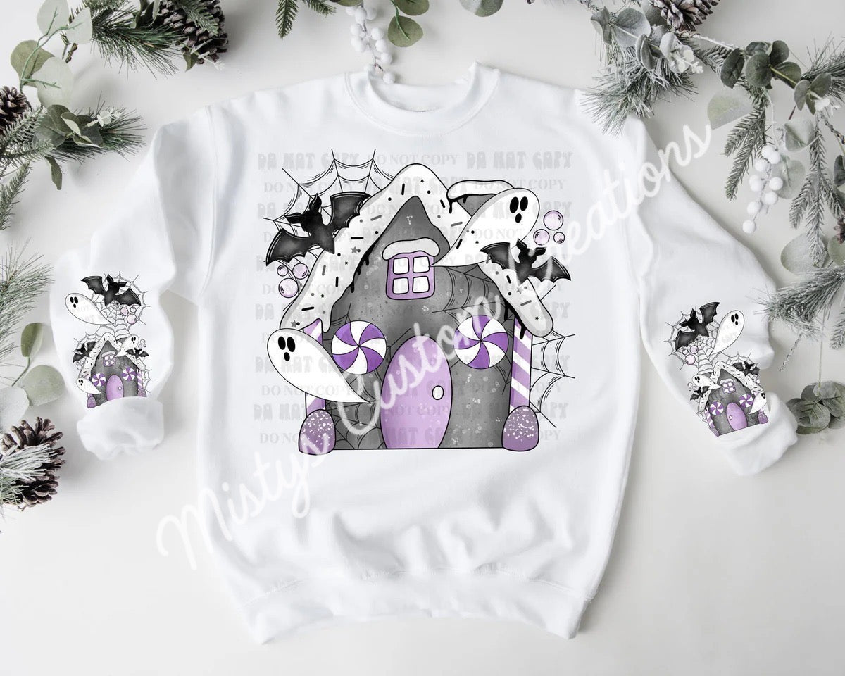 Spooky Purple gingerbread w/ sleeve option