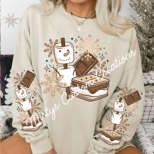 Smores snowman w/ sleeve option