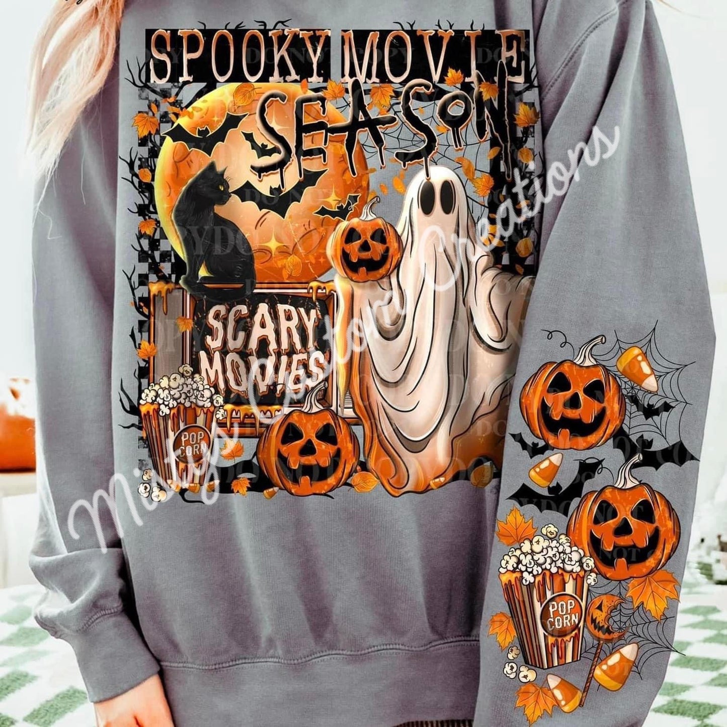 Spooky movie season w/sleeve option