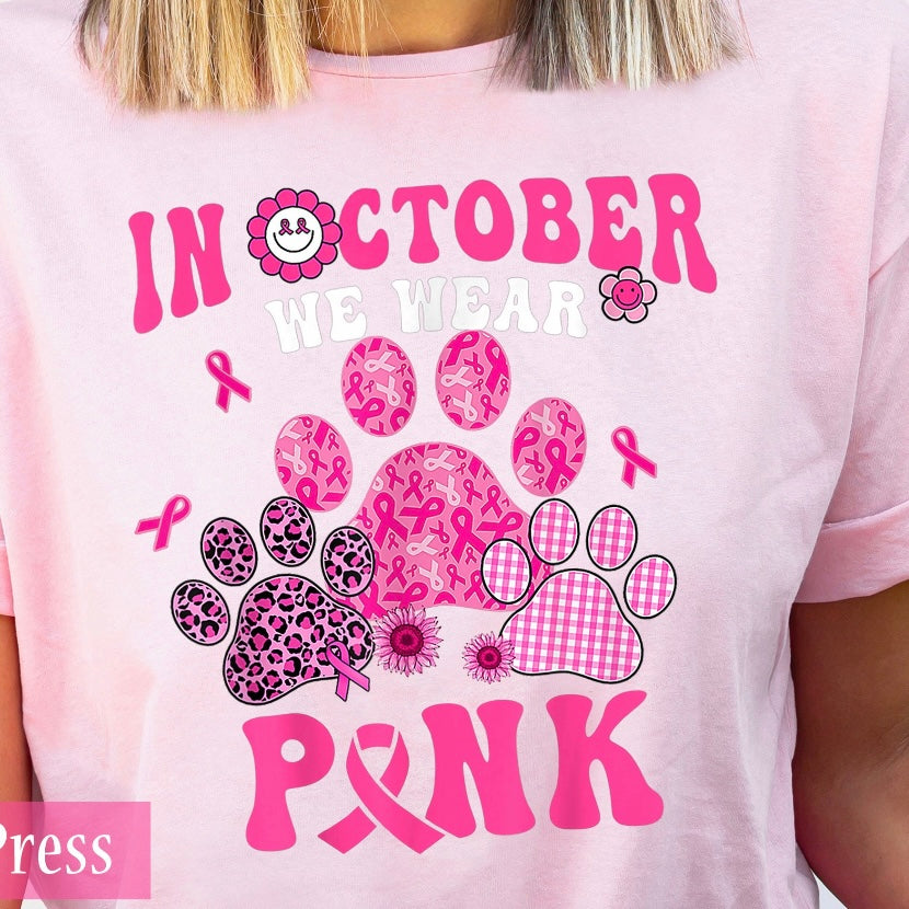 In October we wear Pink