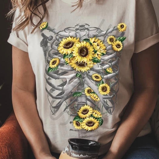 Sunflower rib cage