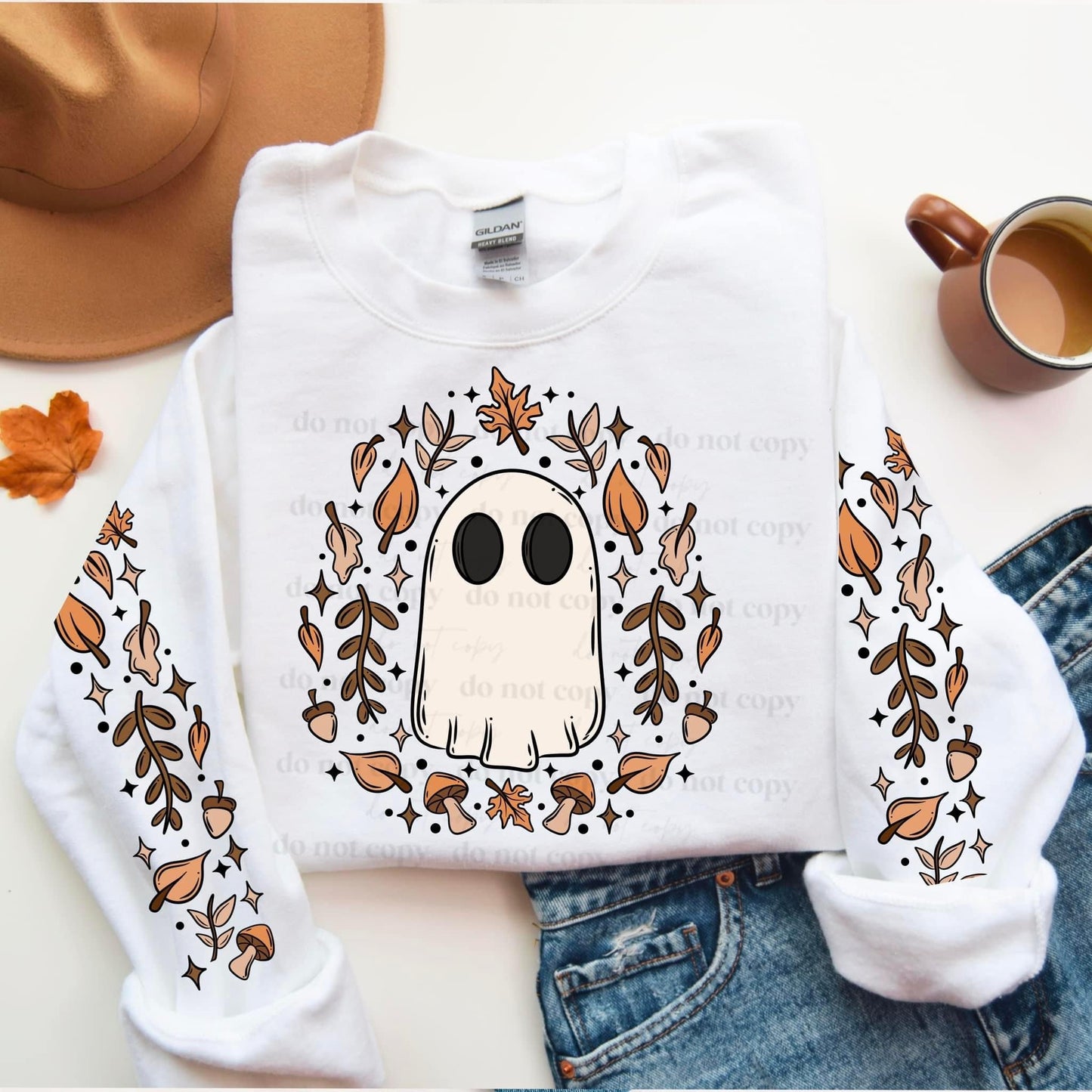 Fall ghost w/ sleeve option