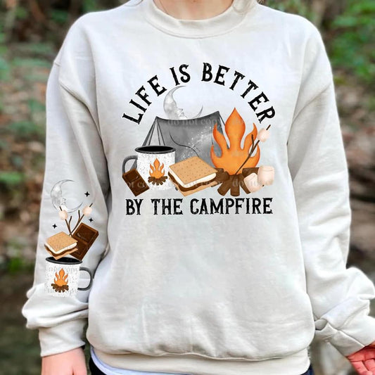 Life is better around the campfire with sleeve option