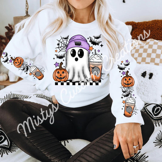 Cute Ghost w/ sleeve option