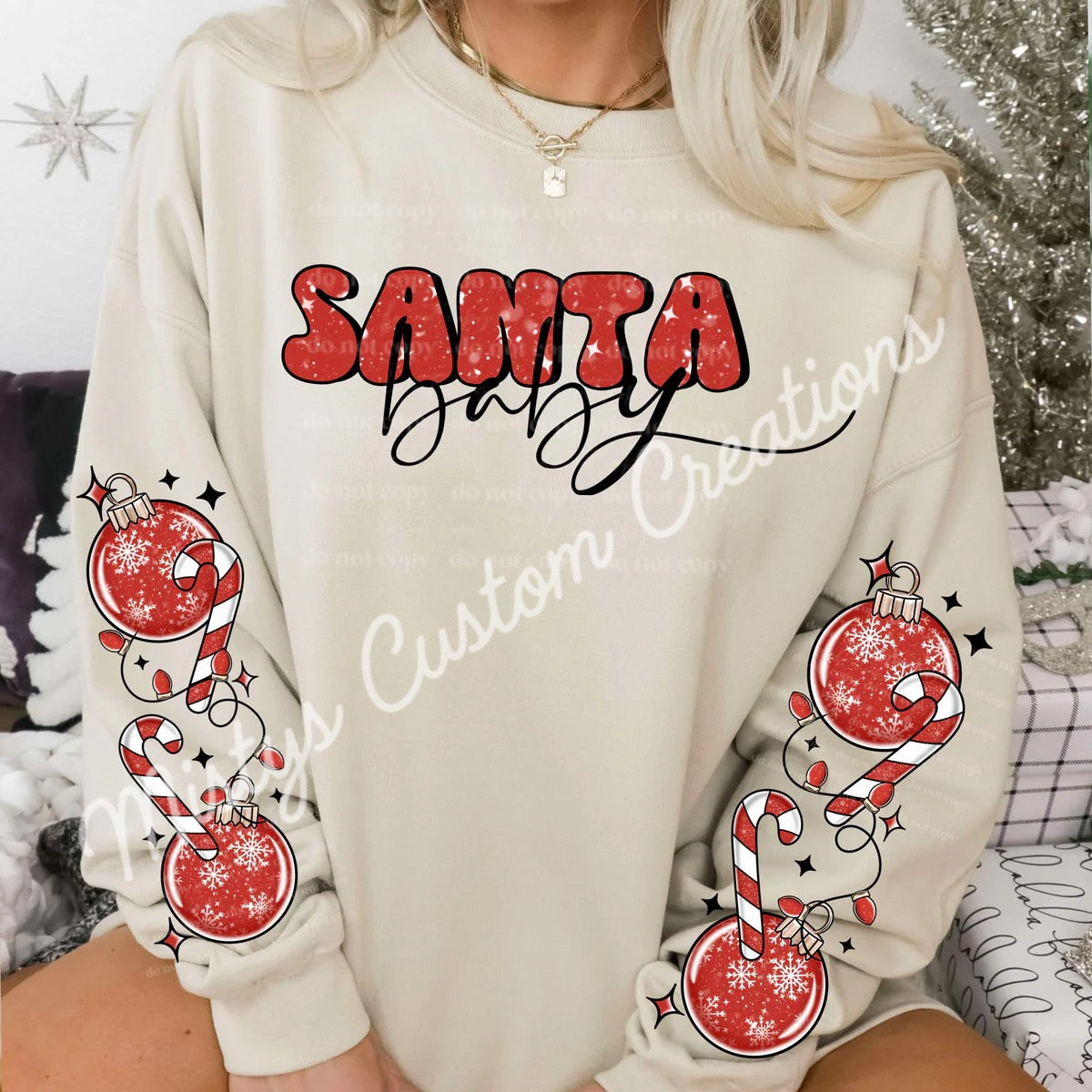 Santa baby w/sleeve options